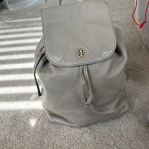 Tory Burch Gray Backpack